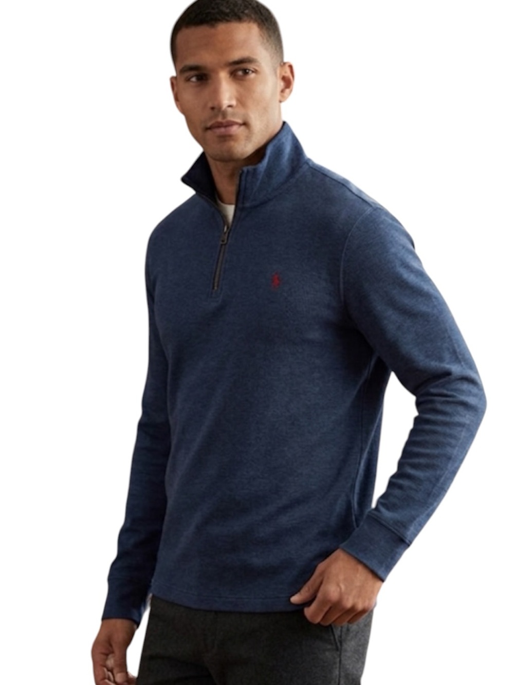 Polo Ralph Lauren Quarter Zip Sweater Blue Long Sleeve Men’s Top Size XL
T